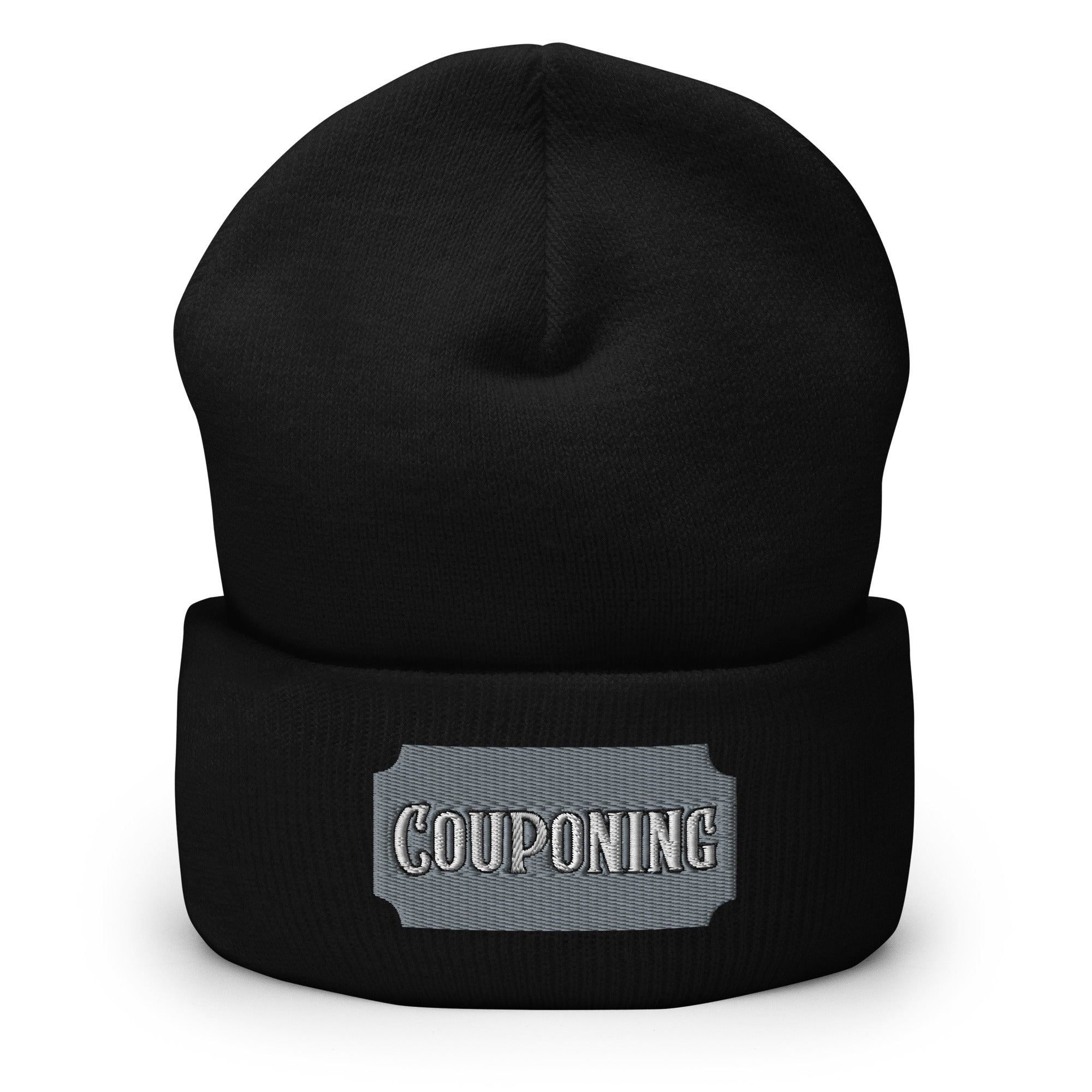 Couponing Cuffed Beanie - Mall Coupon Discount