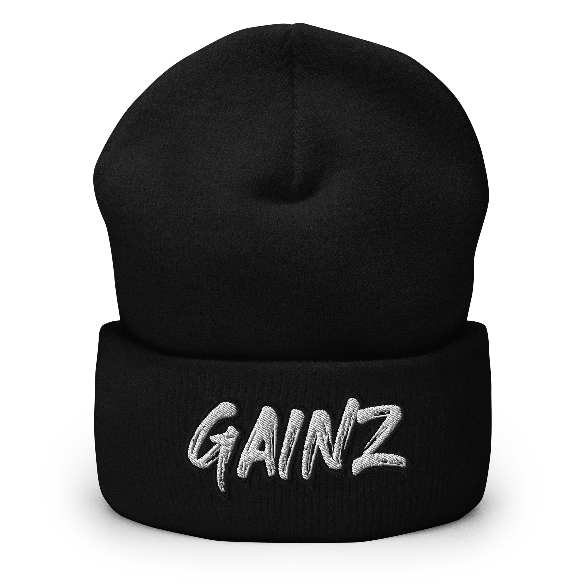 Gainz Cuffed Beanie - Gym Bodybuilding Muscle Gains