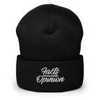 Facts Over Opinion Cuffed Beanie