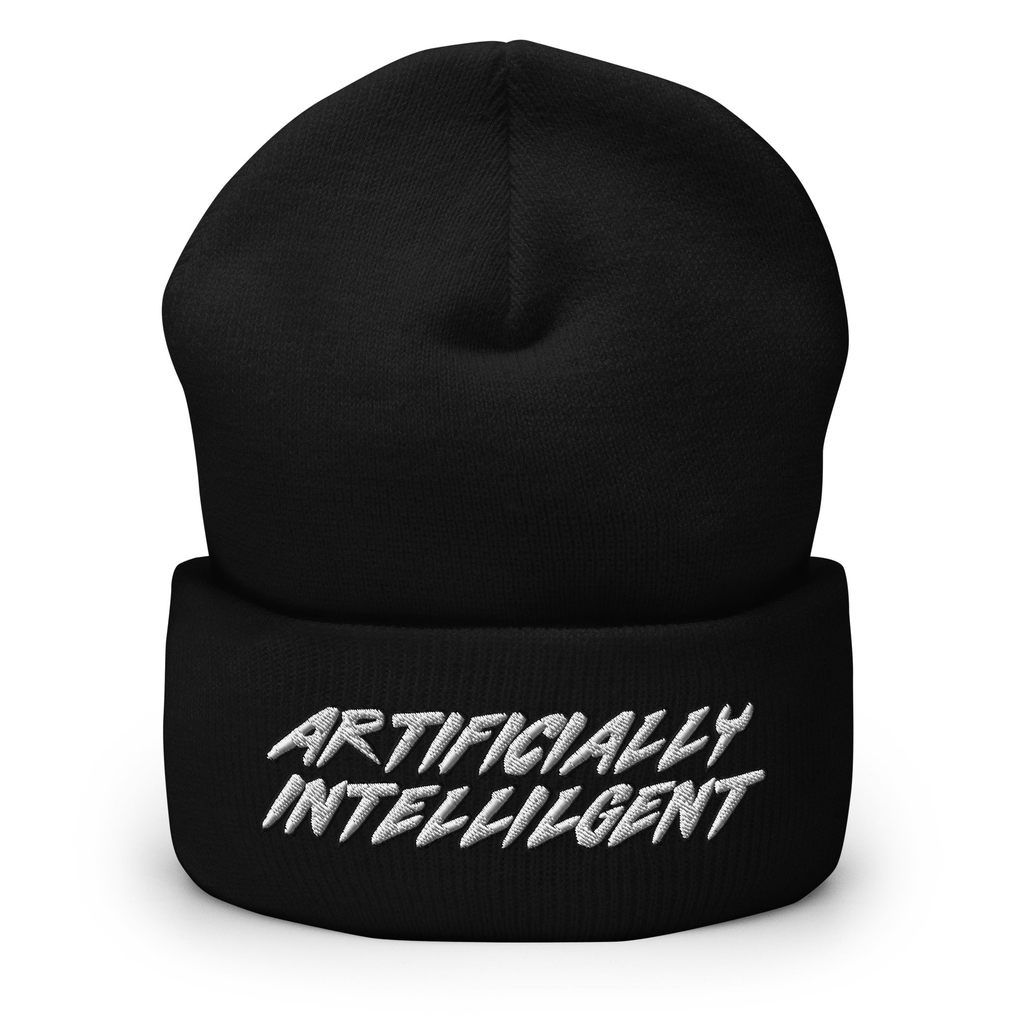 Artificially Intelligent Cuffed Beanie - AI Artificial Intelligence