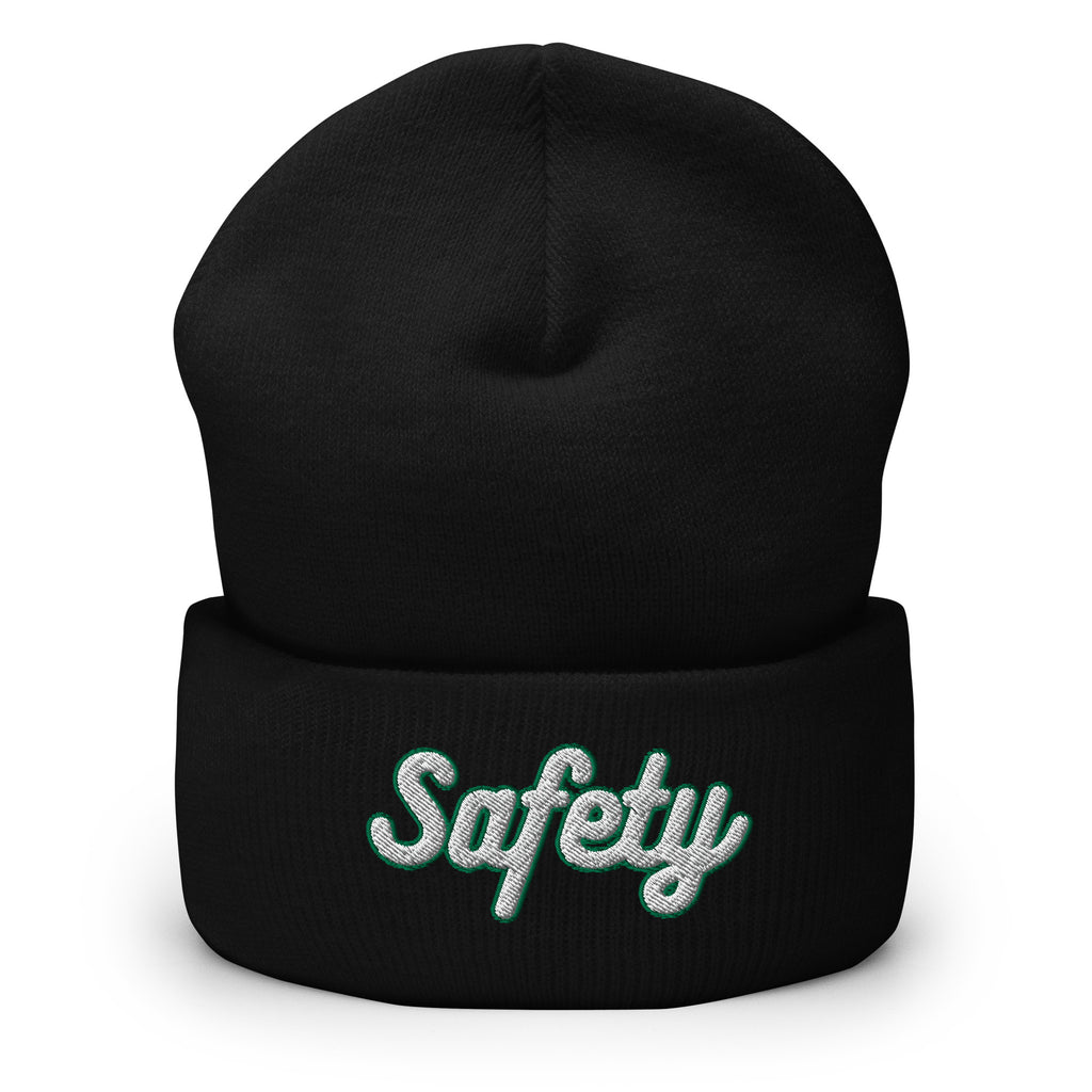 Safety Cuffed Beanie - Health and Safety Reminder Beanie