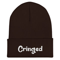 Cringed Cuffed Beanie Boyfriend Gift Cringe Eww Hats