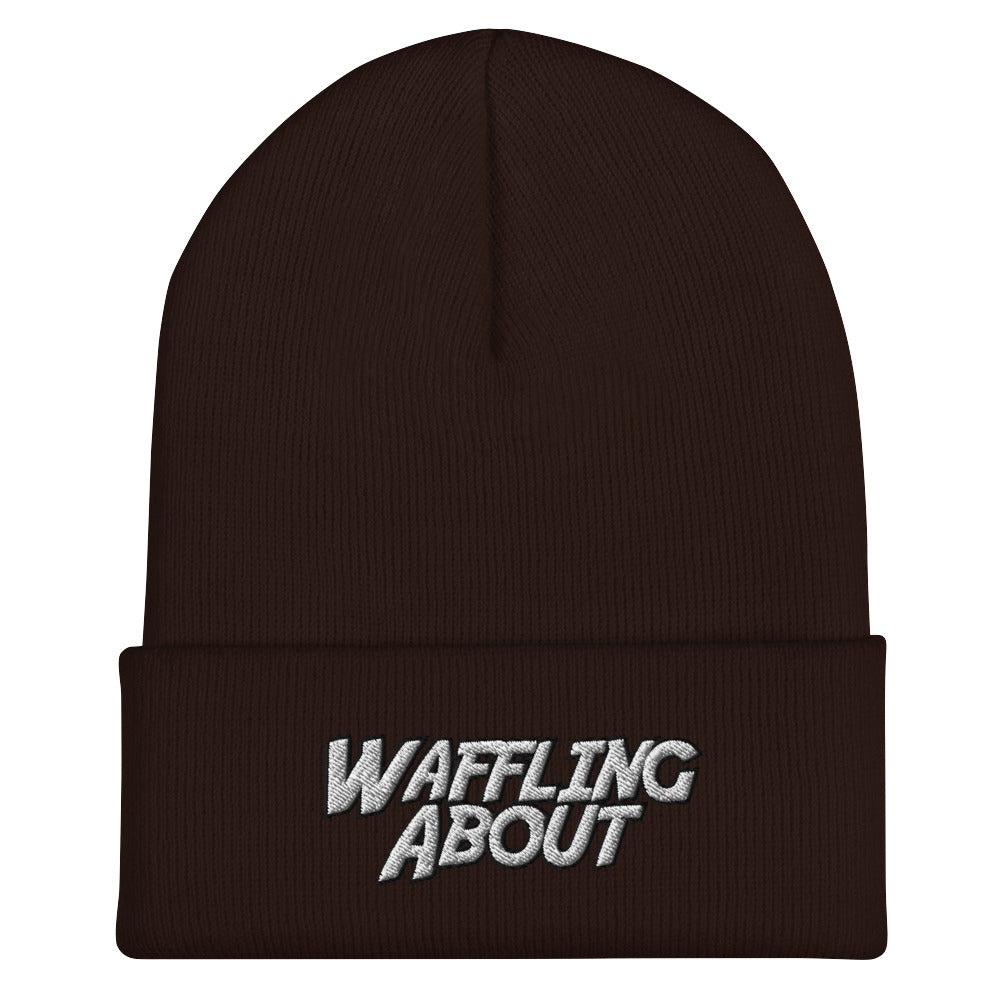 Waffling About Cuffed Beanie - Waffles, Messing Around, Hats, Dad beanie, Dad Hat