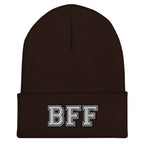 BFF Best Friend Cuffed Beanie - Best Friend Forever Pair Beanie