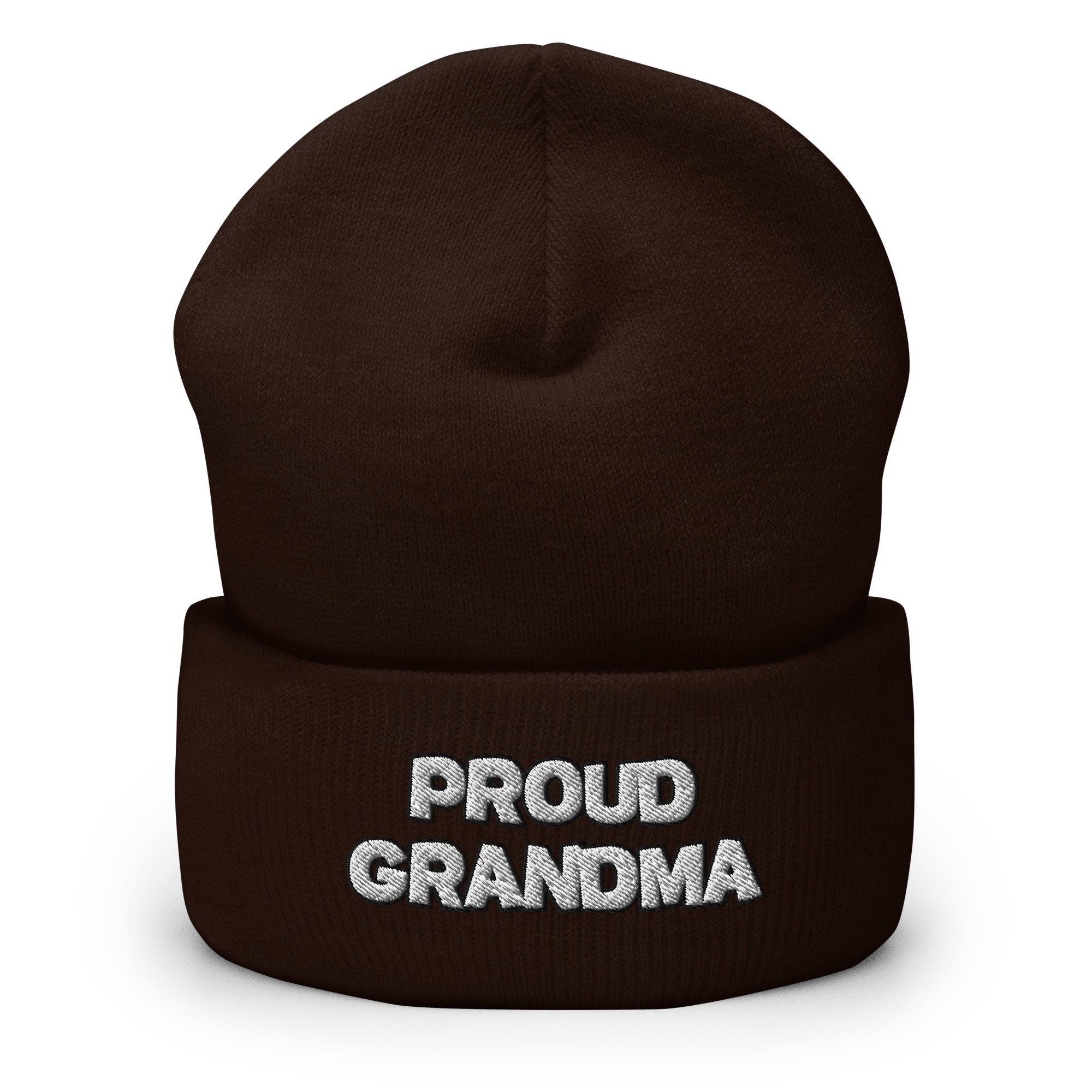 Proud Grandma Cuffed Beanie - Best Grandparent Beanie