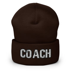 Coach Cuffed Trainer Beanie - Sport Coach Beanie
