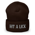 Hit a Lick Cuffed Beanie - Seize Opportunities