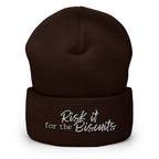 Risk It for the Biscuits Cuffed Beanie