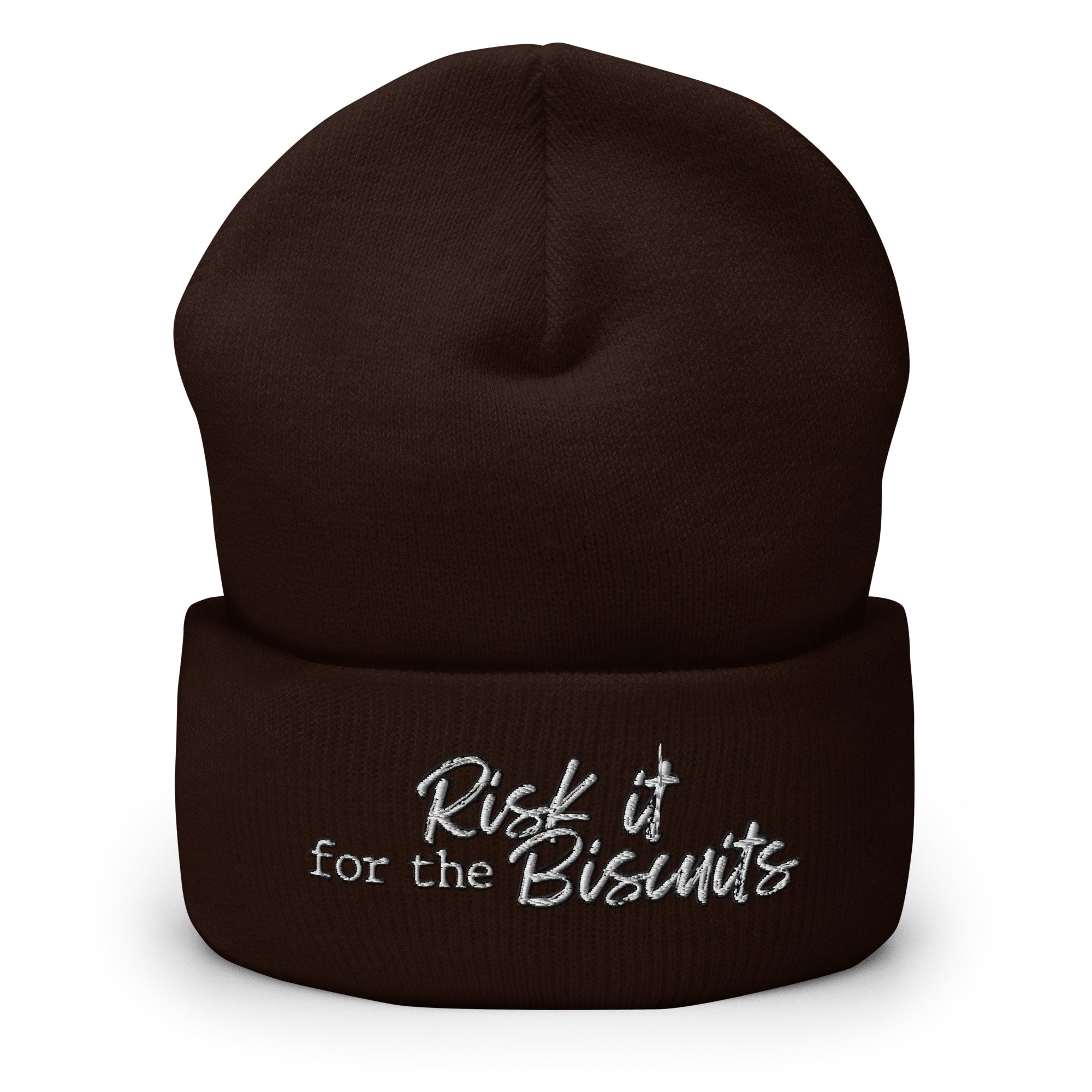 Risk It for the Biscuits Cuffed Beanie