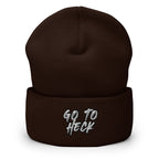 Go to H*ck Cuffed Beanie - Funny Blasphemy Beanie