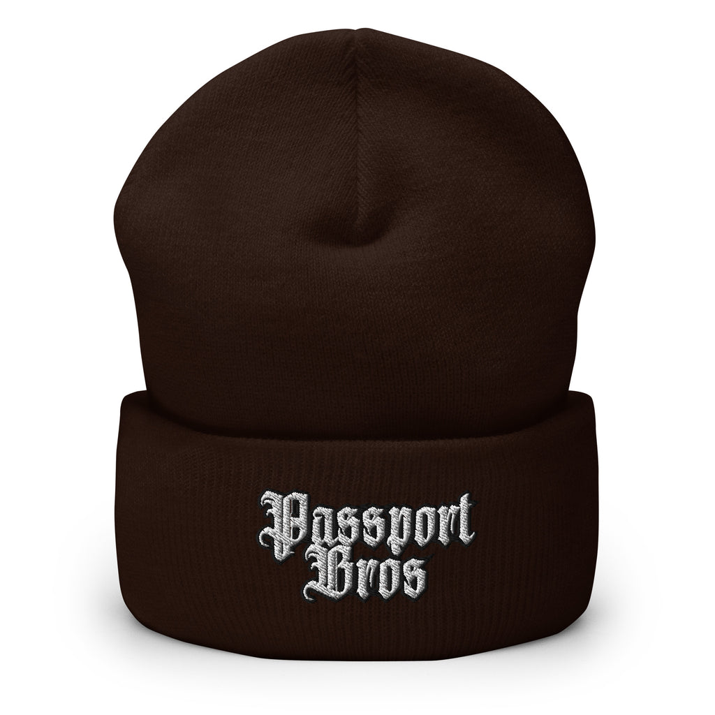 Passport Bros Cuffed Beanie - Foreign Woman Hunter