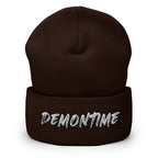 Demontime Cuffed Beanie - Demon Time Satanic Beanie