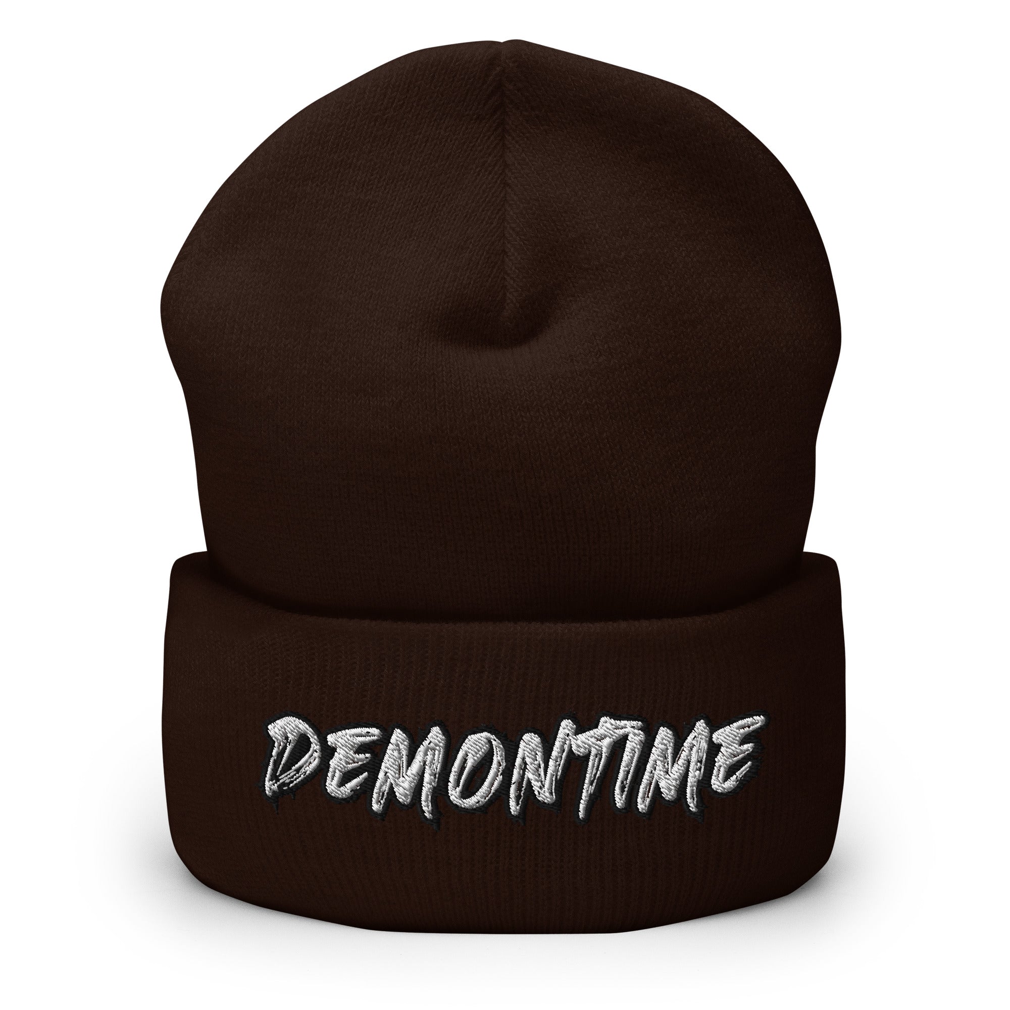 Demontime Cuffed Beanie - Demon Time Satanic Beanie