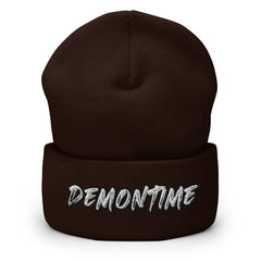 Demontime Cuffed Beanie - Demon Time Satanic Beanie