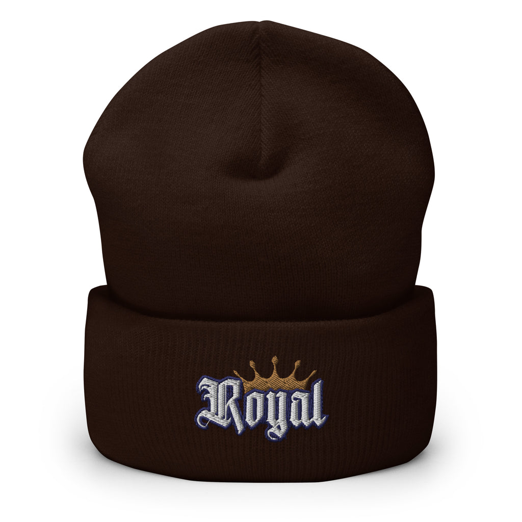 Royal Crown Cuffed Beanie - Royalty Crown Beanie
