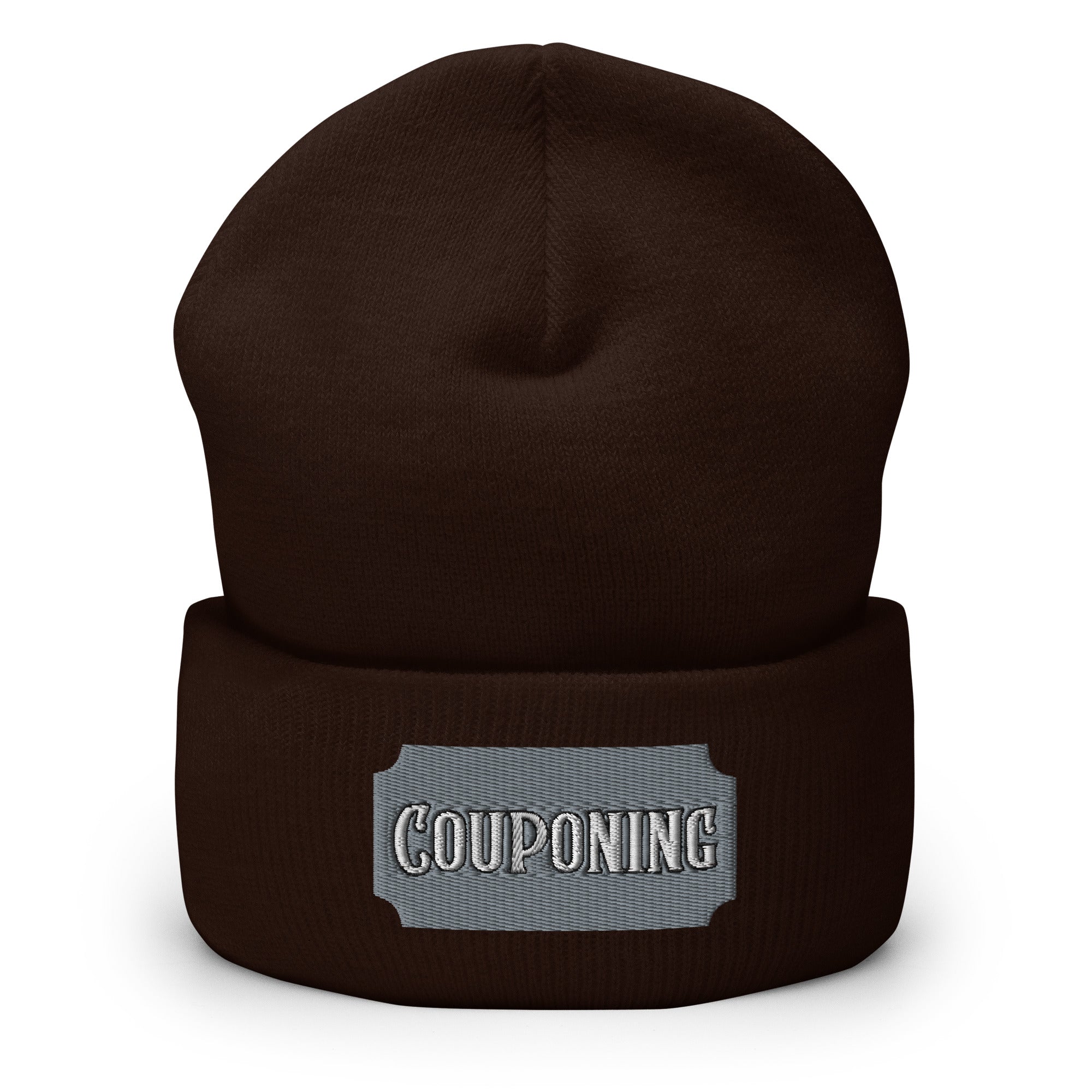 Couponing Cuffed Beanie - Mall Coupon Discount