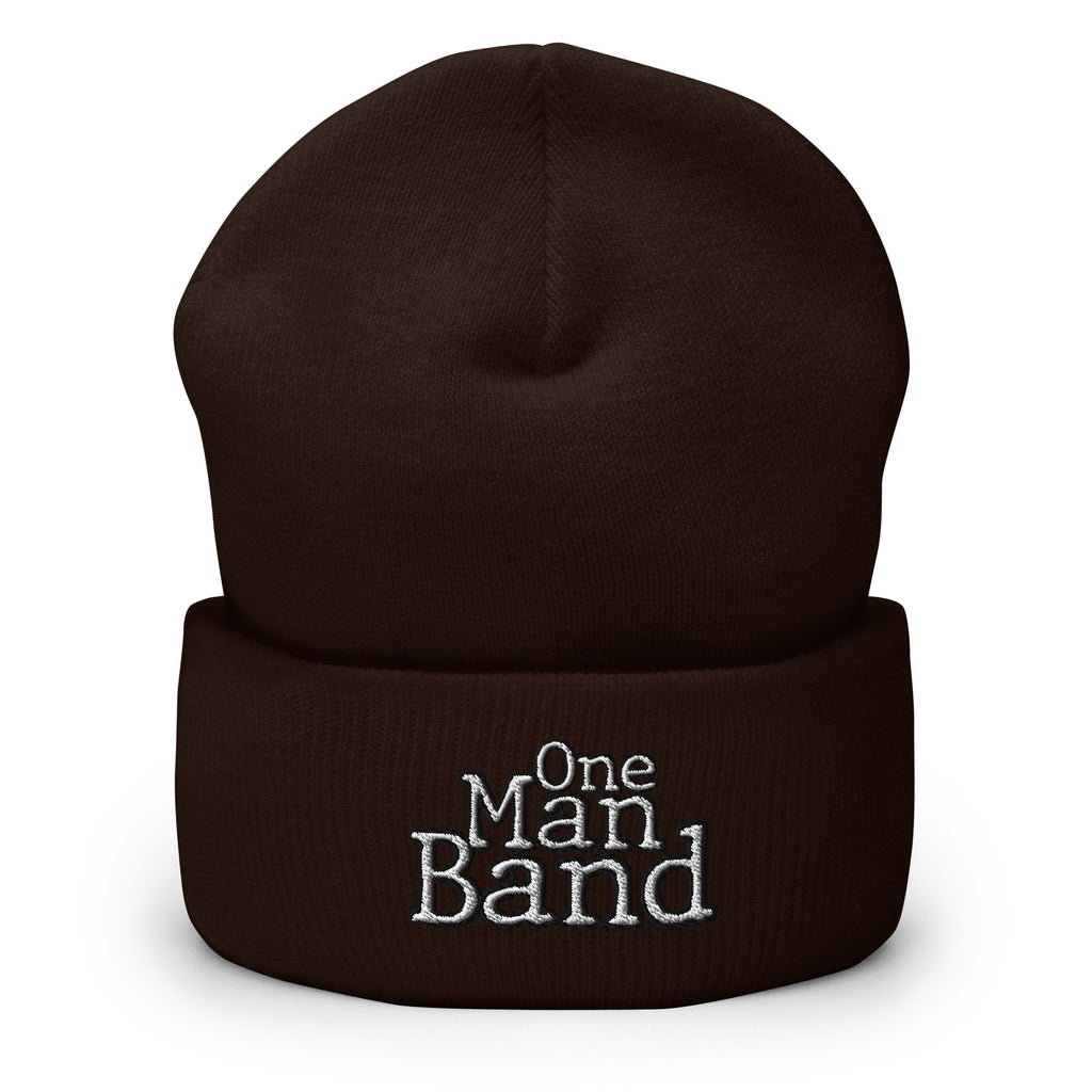 One Man Band Cuffed Beanie - Solo Musician, Band, Singer