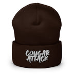 Cougar Attack Cuffed Beanie - MILF Mommy Cougar Beanie