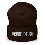 Deuce Deuce Gun Cuffed Beanie - .22 Caliber Gun
