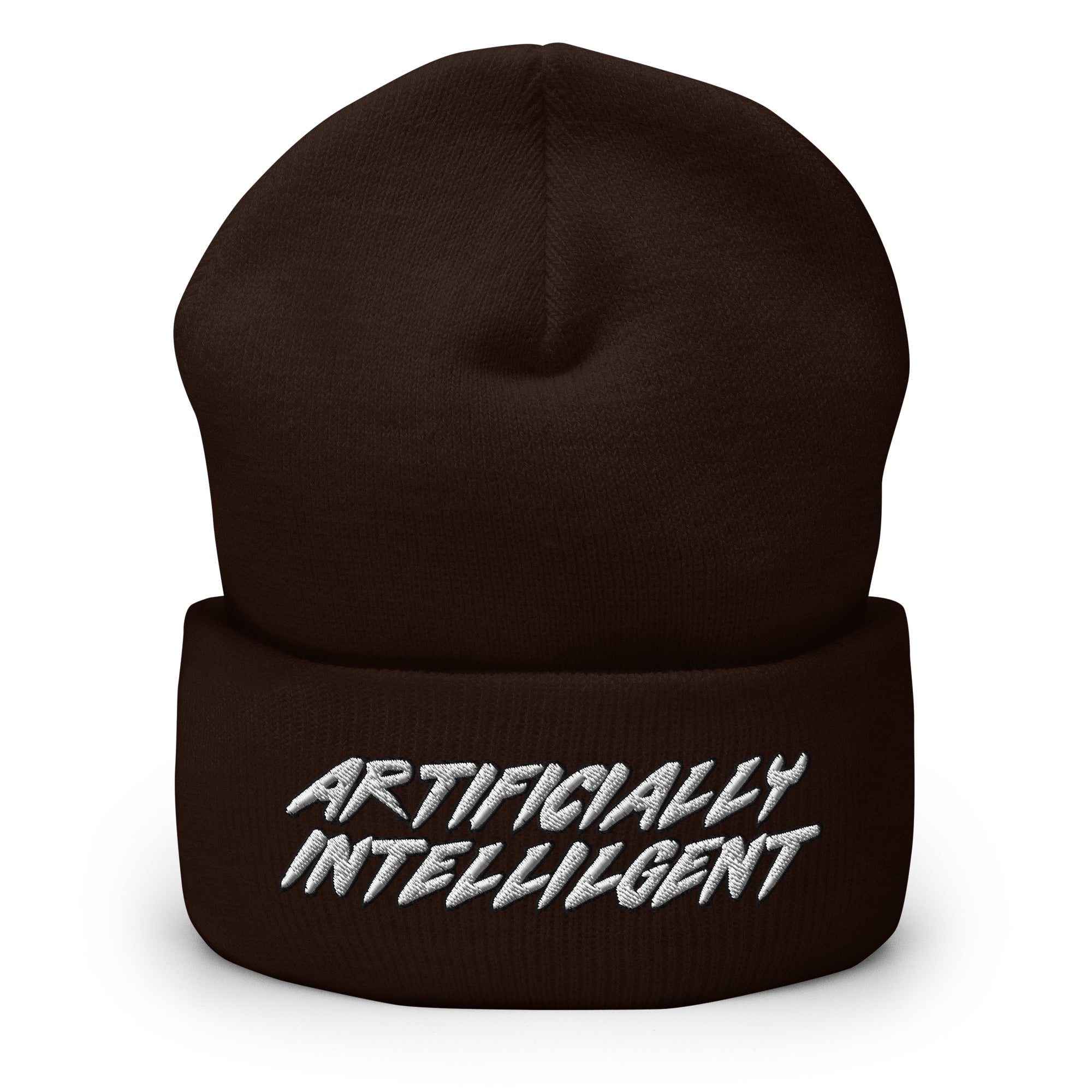 Artificially Intelligent Cuffed Beanie - AI Artificial Intelligence