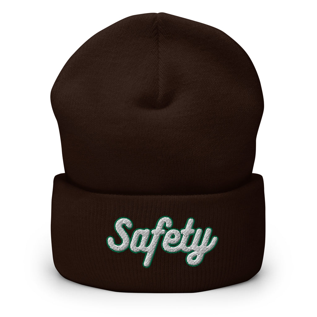 Safety Cuffed Beanie - Health and Safety Reminder Beanie