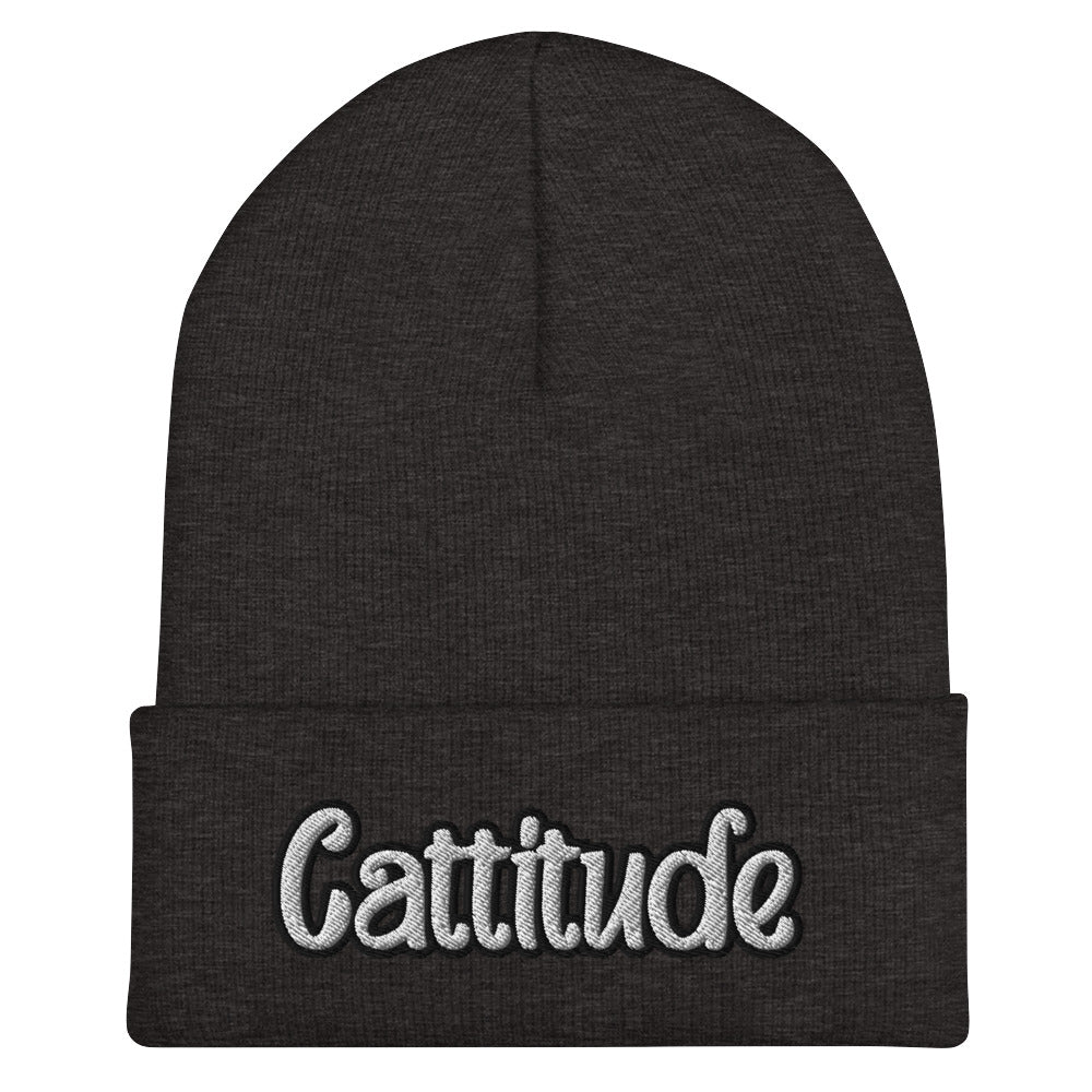 Cattitude Beanie - Cat Lover Attitude