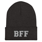BFF Best Friend Cuffed Beanie - Best Friend Forever Pair Beanie