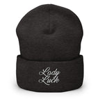 Lady Luck Cuffed Beanie - Lucky Fortune Hat