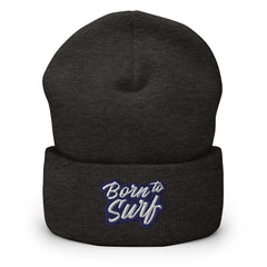 Born to Surf Cuffed Beanie - Surfing, Beach Surfer