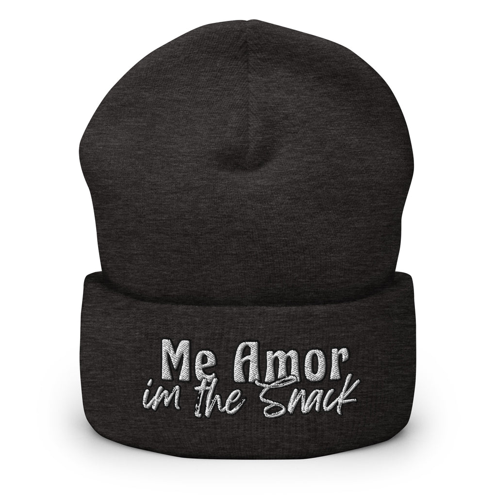 Mi Amor Im the Snack Cuffed Beanie - Funny Statement Beanie