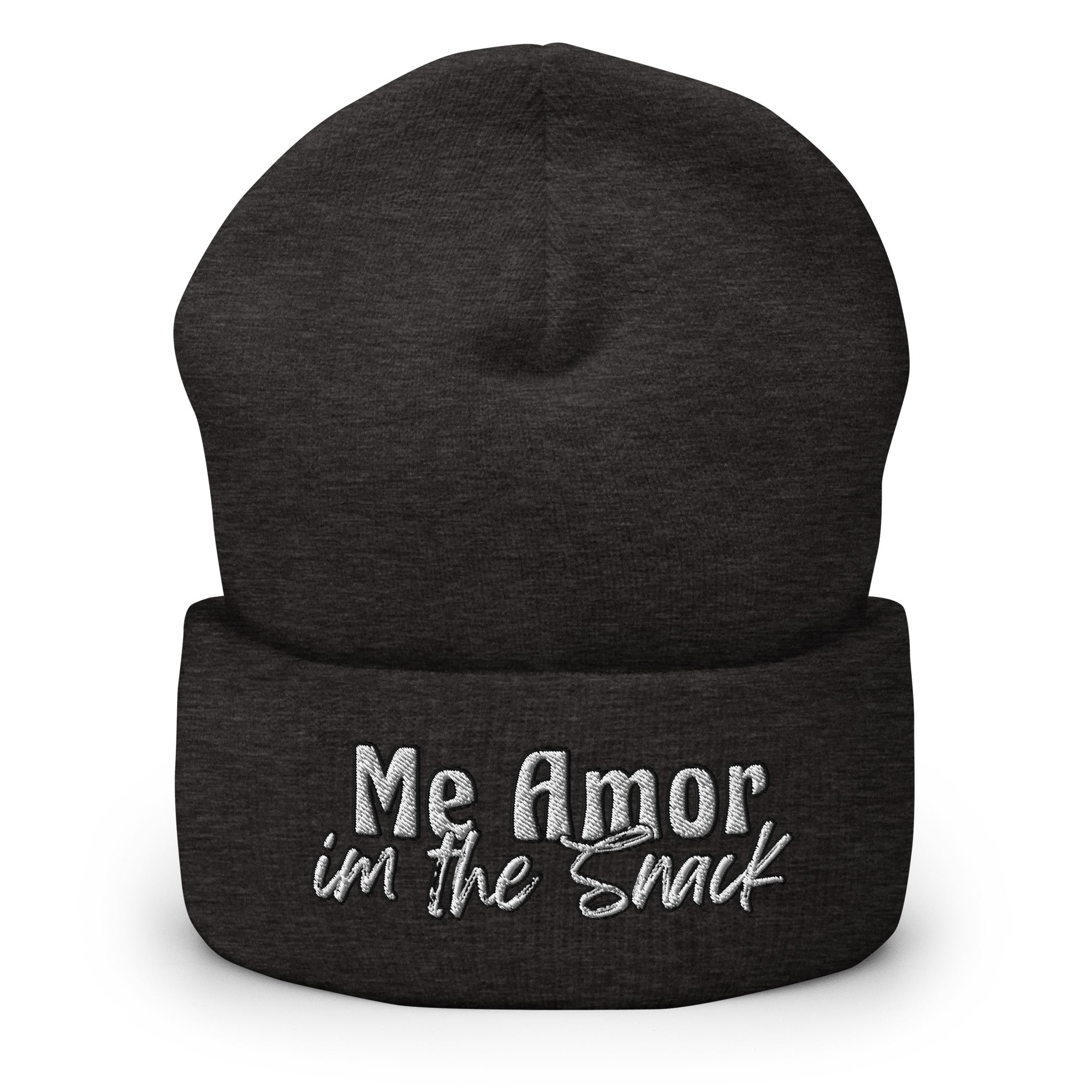 Mi Amor Im the Snack Cuffed Beanie - Funny Statement Beanie