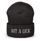 Hit a Lick Cuffed Beanie - Seize Opportunities