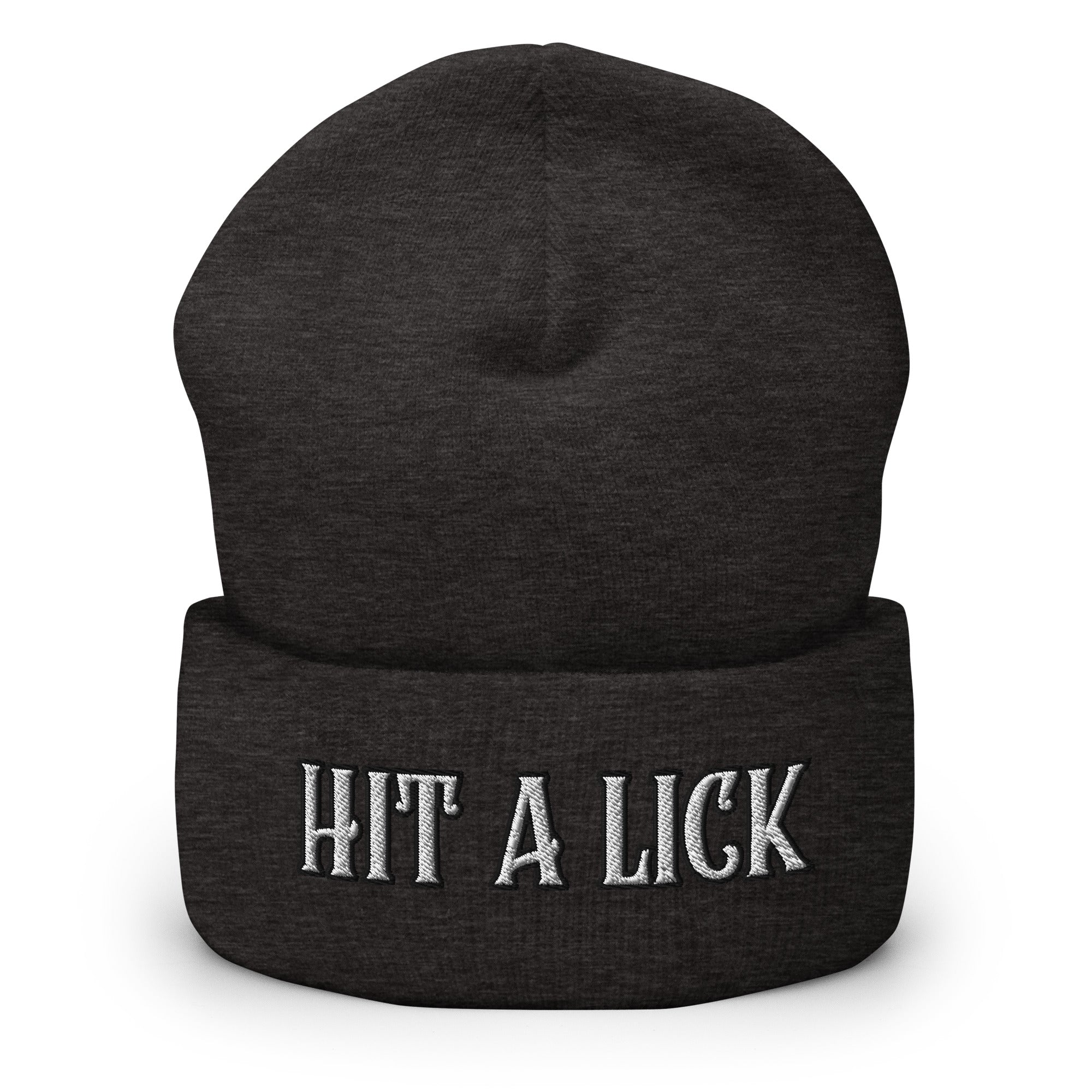 Hit a Lick Cuffed Beanie - Seize Opportunities