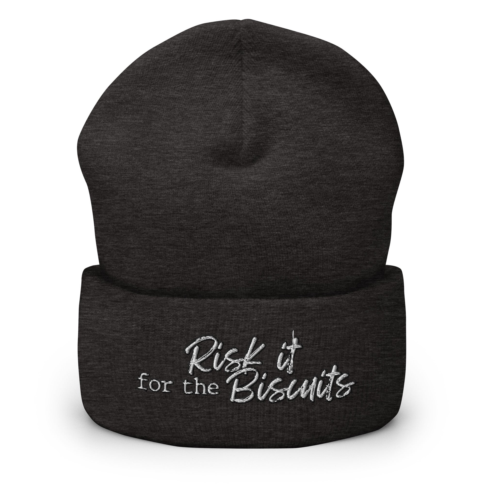 Risk It for the Biscuits Cuffed Beanie