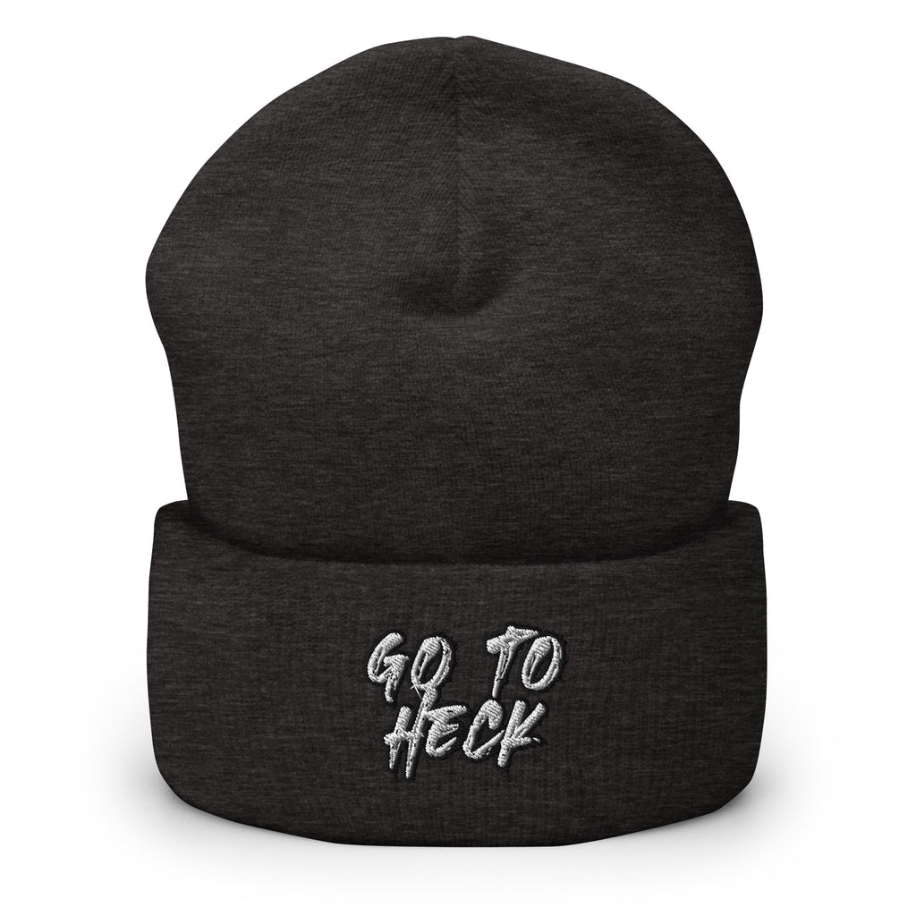Go to H*ck Cuffed Beanie - Funny Blasphemy Beanie