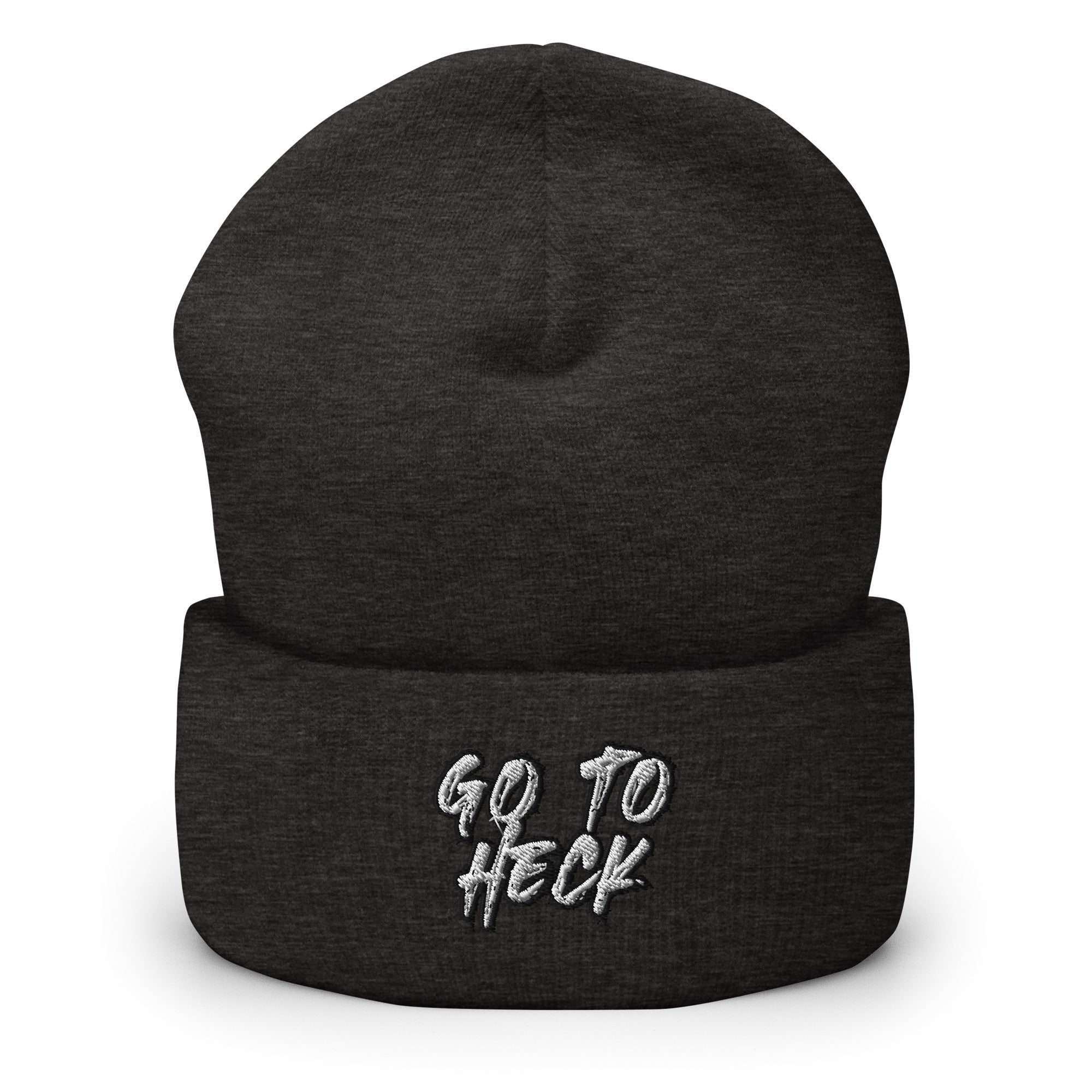 Go to H*ck Cuffed Beanie - Funny Blasphemy Beanie