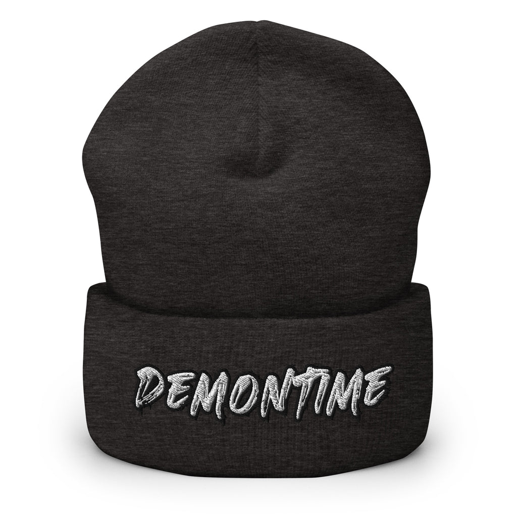 Demontime Cuffed Beanie - Demon Time Satanic Beanie
