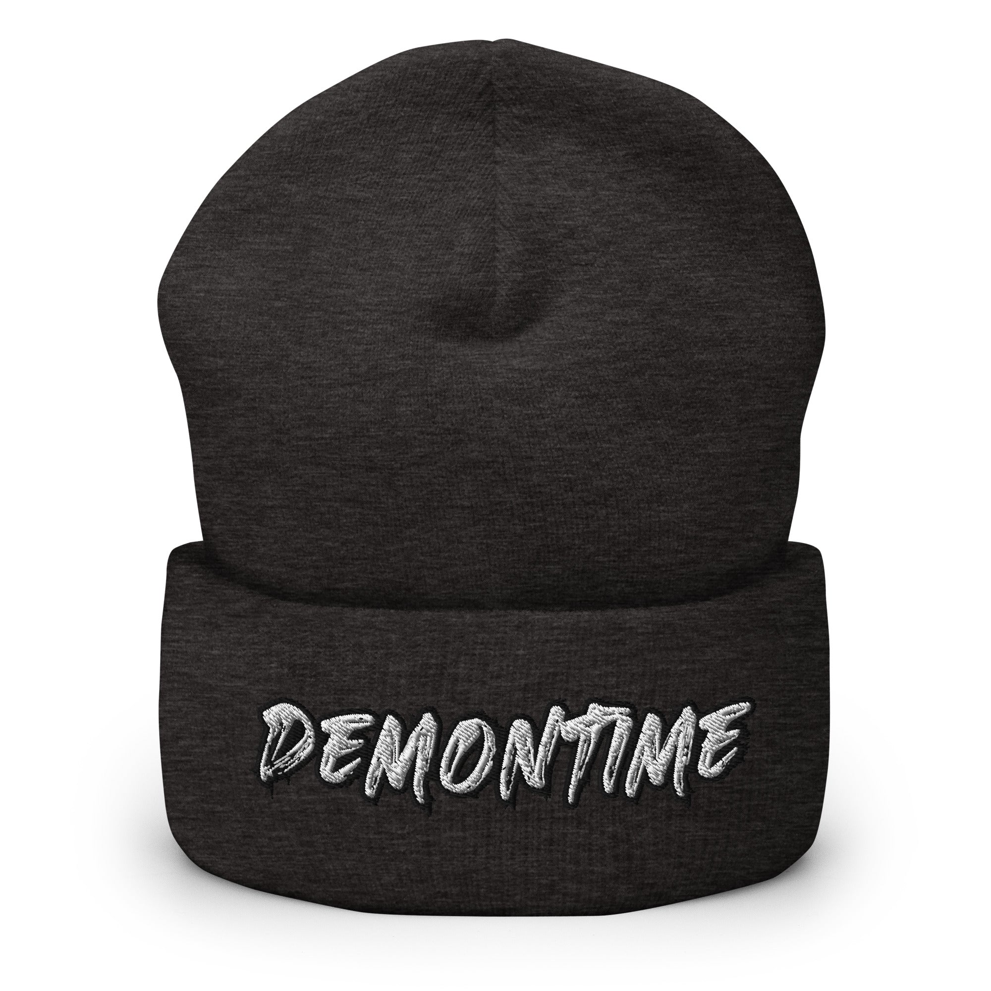 Demontime Cuffed Beanie - Demon Time Satanic Beanie