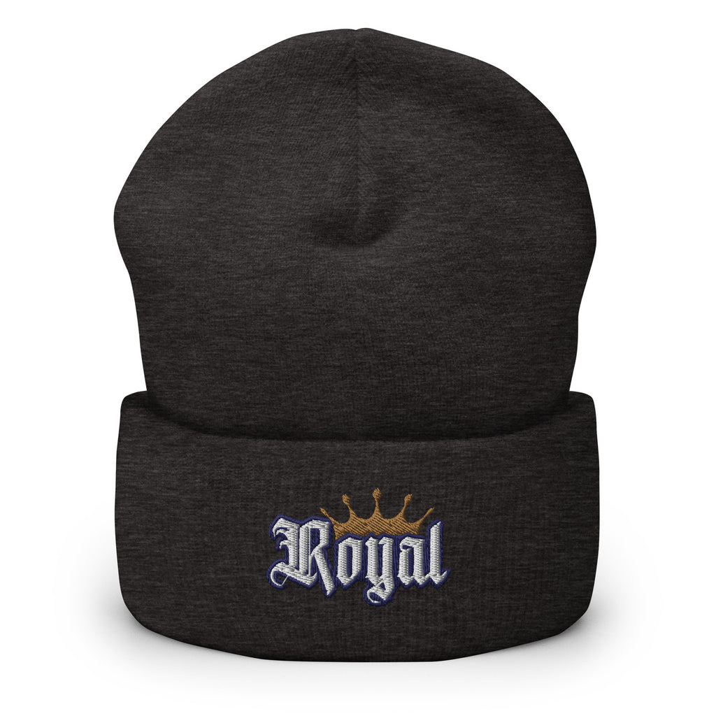 Royal Crown Cuffed Beanie - Royalty Crown Beanie