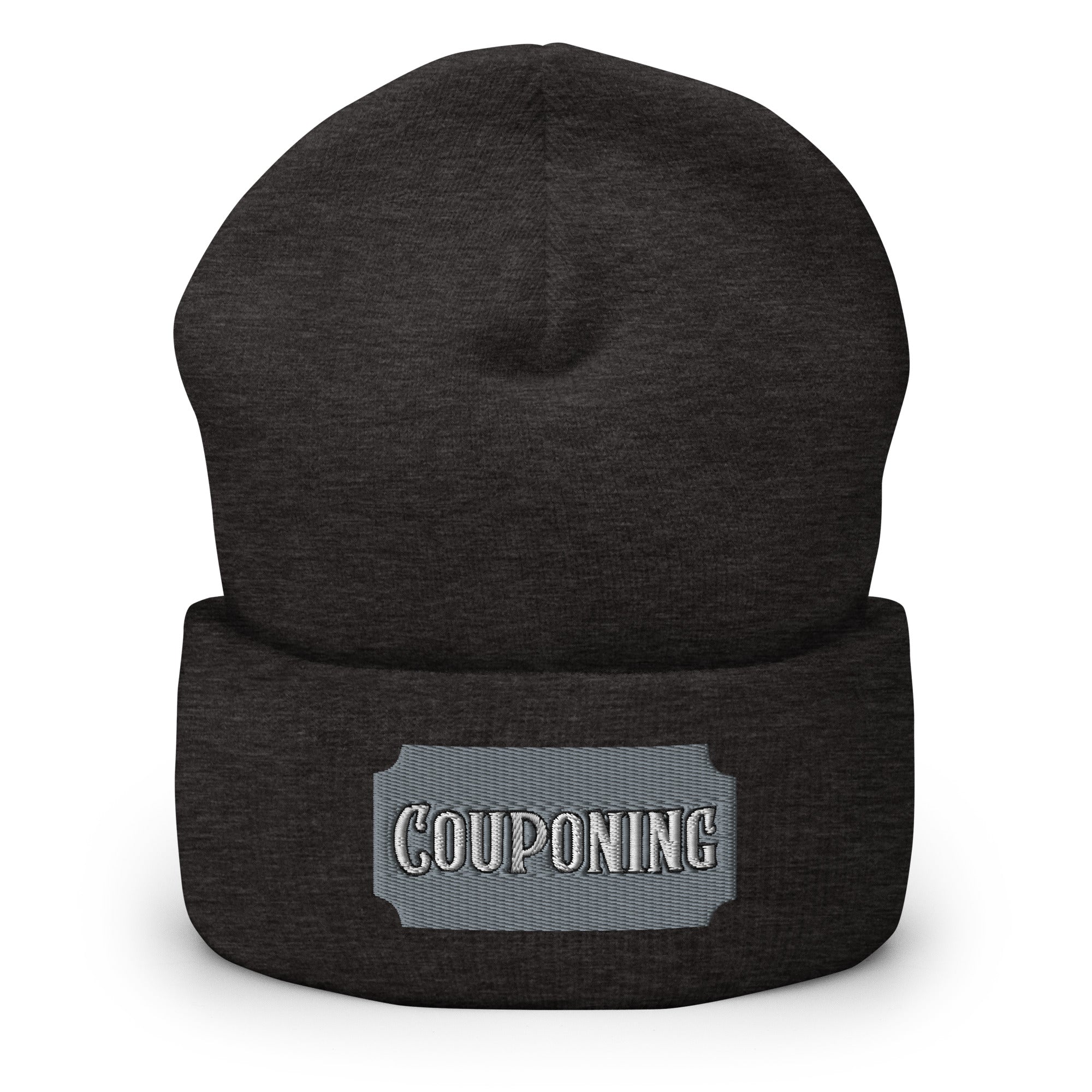 Couponing Cuffed Beanie - Mall Coupon Discount