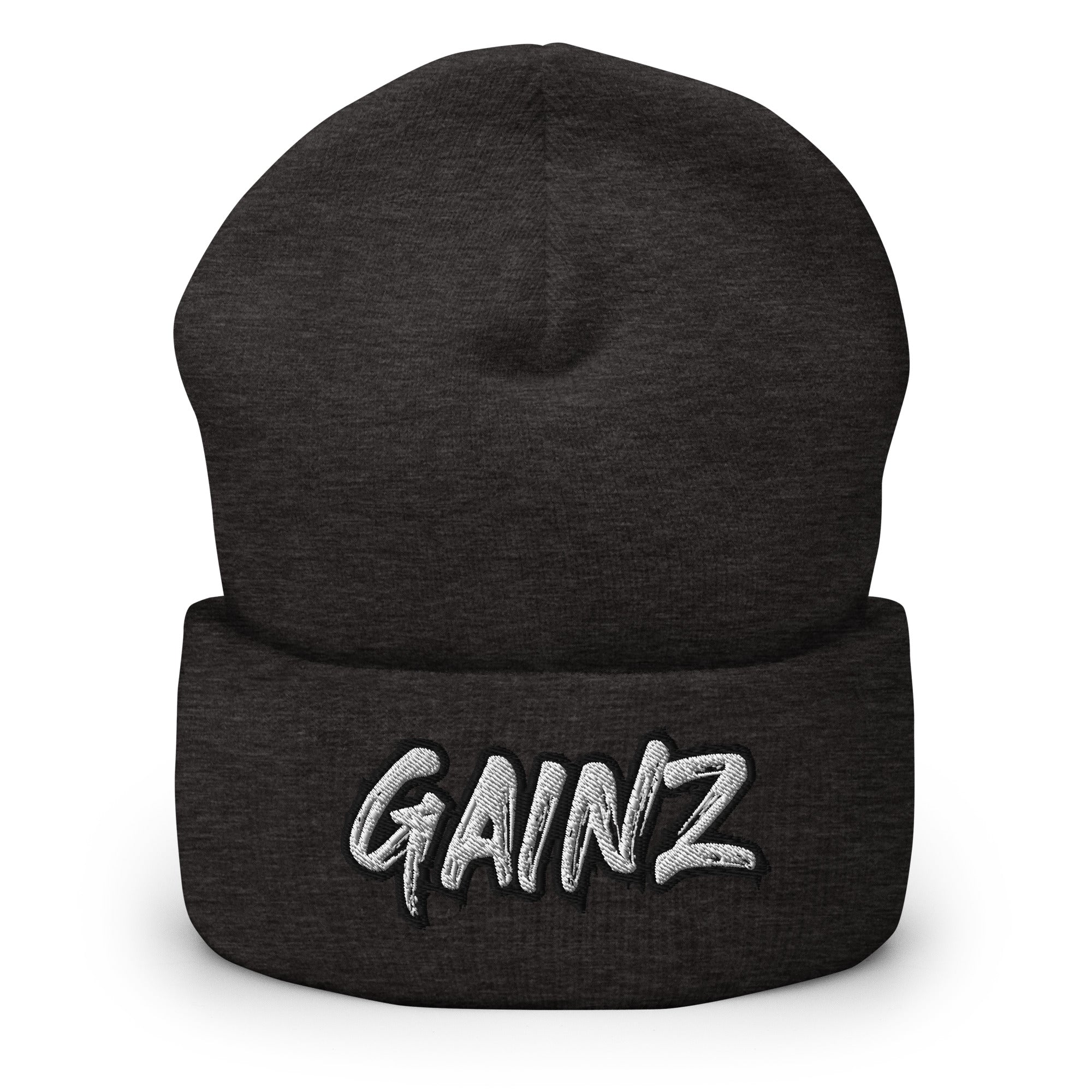 Gainz Cuffed Beanie - Gym Bodybuilding Muscle Gains