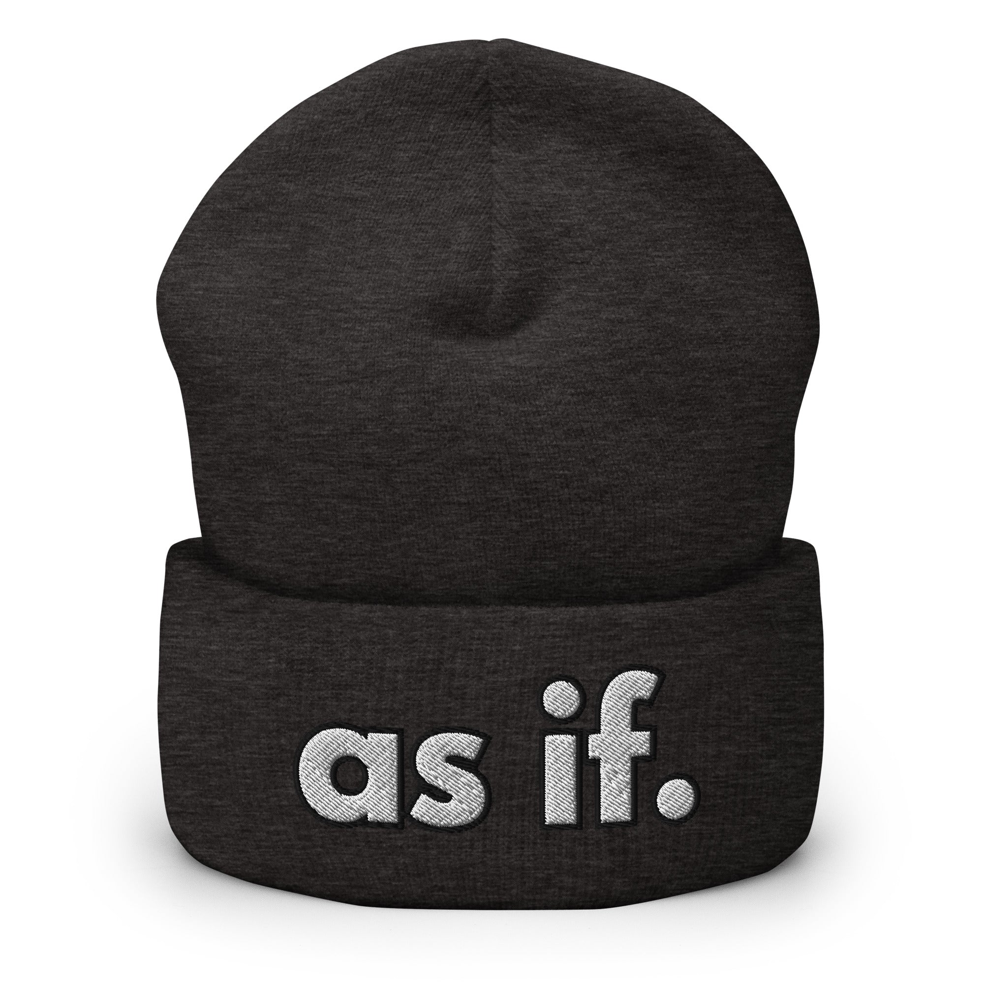 As If Cuffed Beanie - Funnt Statement Beanie