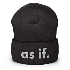 As If Cuffed Beanie - Funnt Statement Beanie
