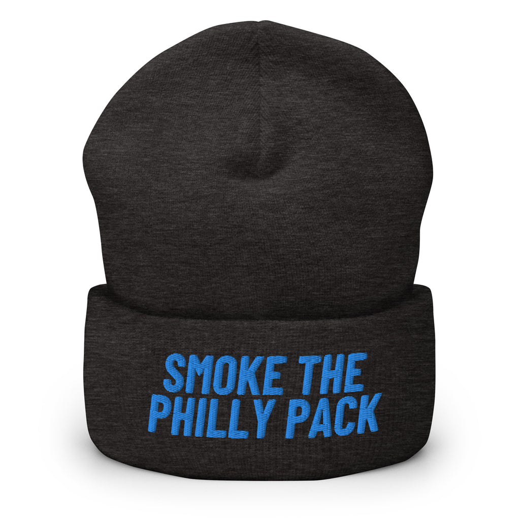 Smoke The Philly Pack Cuffed Beanie - Philadelphia NBA playoffs Basketball