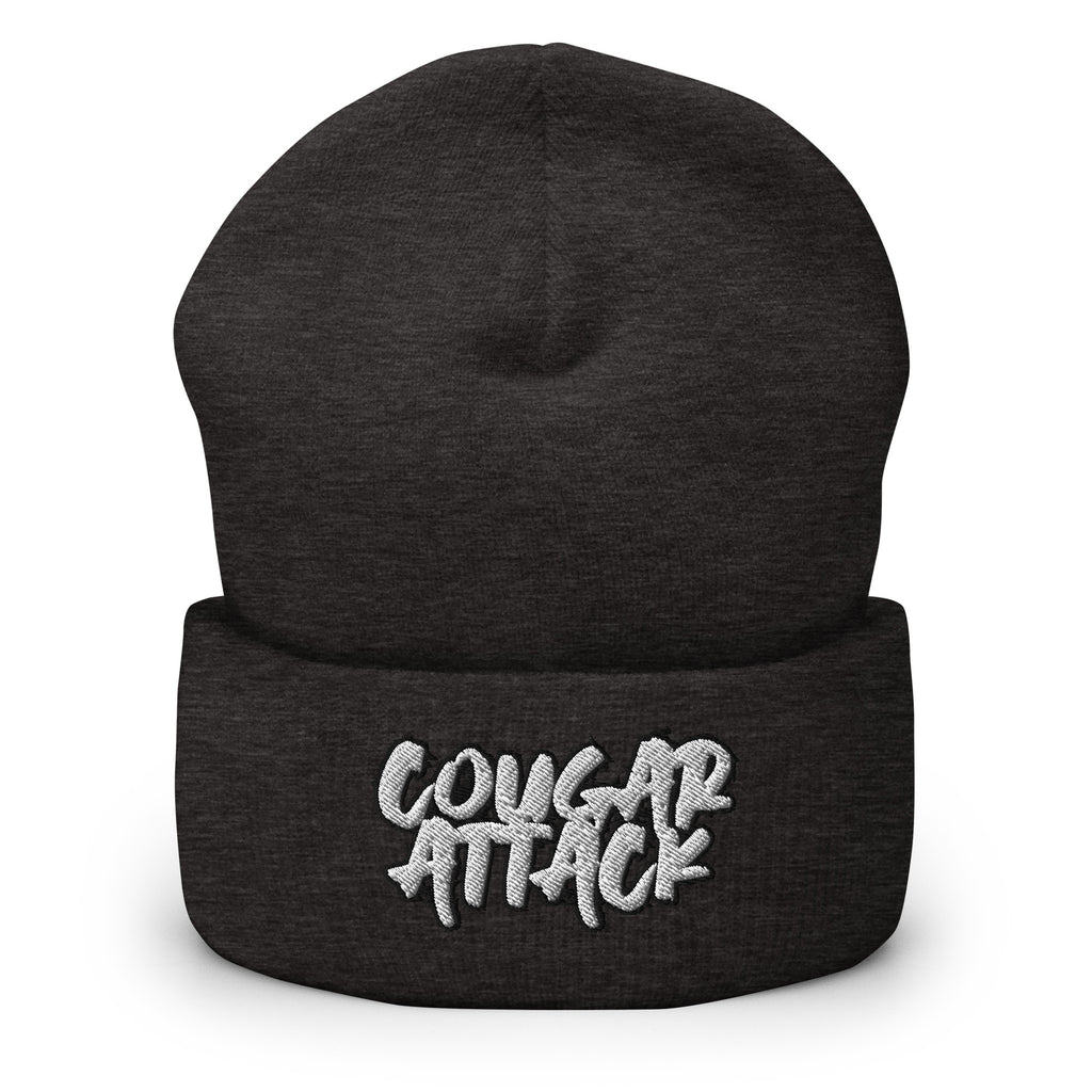Cougar Attack Cuffed Beanie - MILF Mommy Cougar Beanie