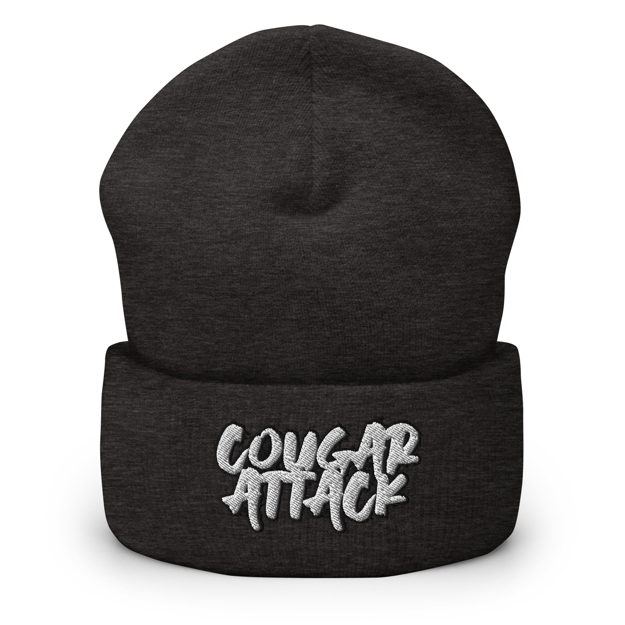 Cougar Attack Cuffed Beanie - MILF Mommy Cougar Beanie