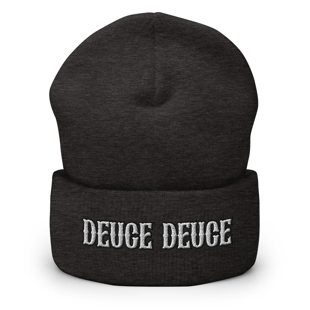 Deuce Deuce Gun Cuffed Beanie - .22 Caliber Gun