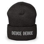 Deuce Deuce Gun Cuffed Beanie - .22 Caliber Gun