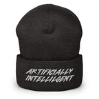 Artificially Intelligent Cuffed Beanie - AI Artificial Intelligence