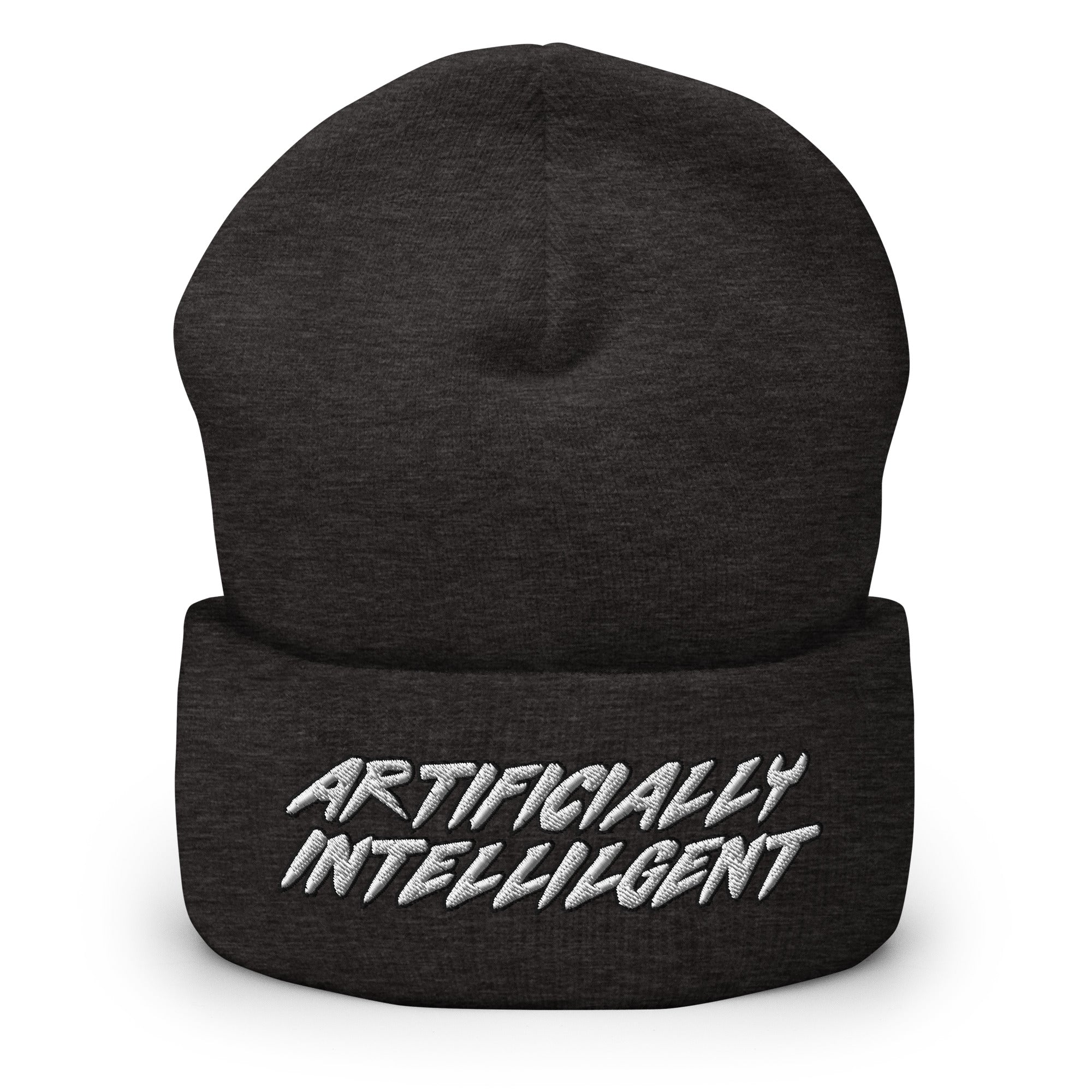 Artificially Intelligent Cuffed Beanie - AI Artificial Intelligence